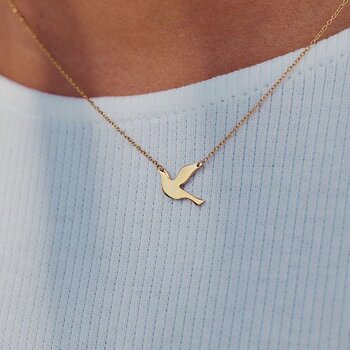 DOVE NECKLACE - GOLD - EDBLAD