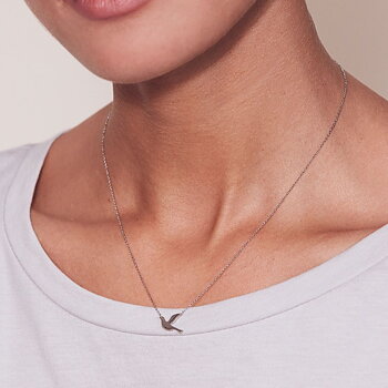 DOVE NECKLACE  - STEEL - EDBLAD