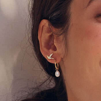 DOVE STUDS SMALL - GOLD - EDBLAD