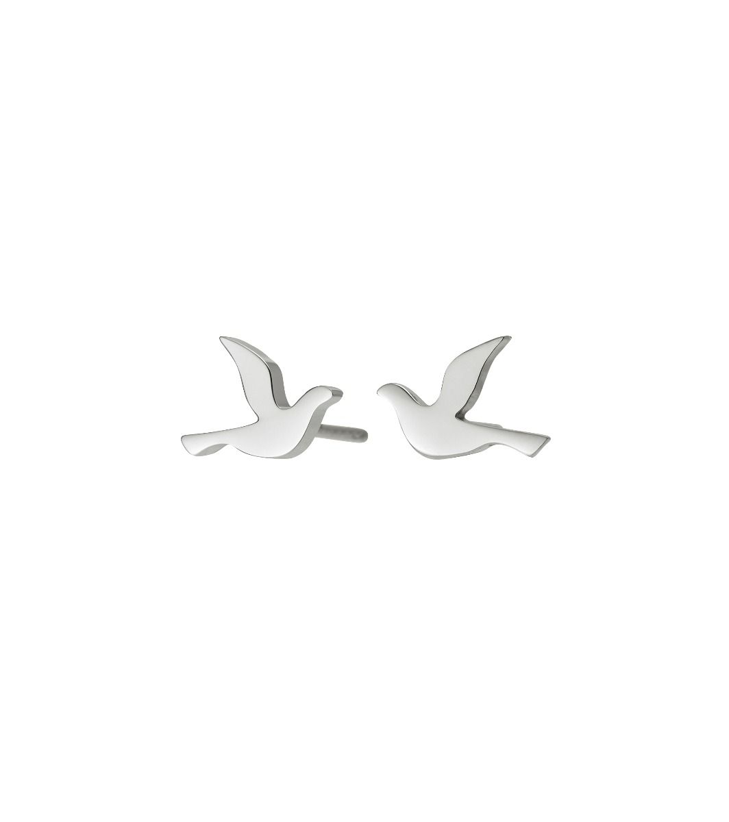 DOVE STUDS SMALL - STEEL - EDBLAD