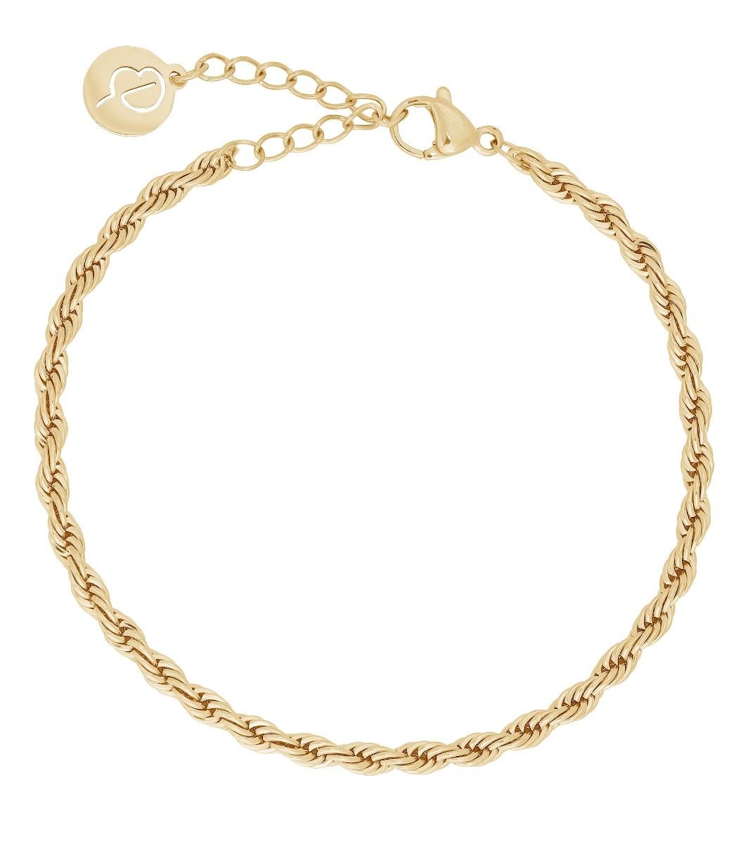 ROPE CHAIN BRACELET - GOLD - EDBLAD