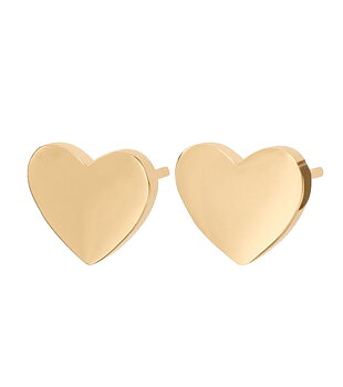 PURE HEART STUDS - GOLD - EDBLAD