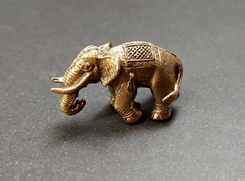 Thai Elefant i Mässing