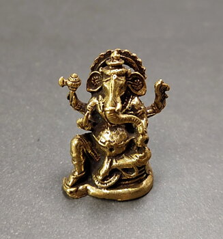 Ganesha  i Mässing