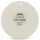 Björn Wiinblad (1970s) Round March Wall Plaque with Graphic People Decor 15 cm
