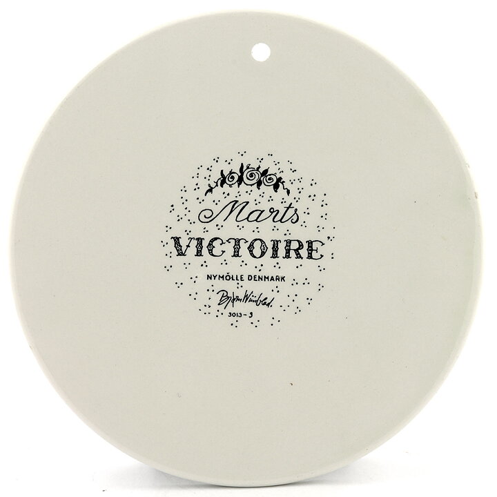 Björn Wiinblad (1970s) Round March Wall Plaque with Graphic People Decor 15 cm