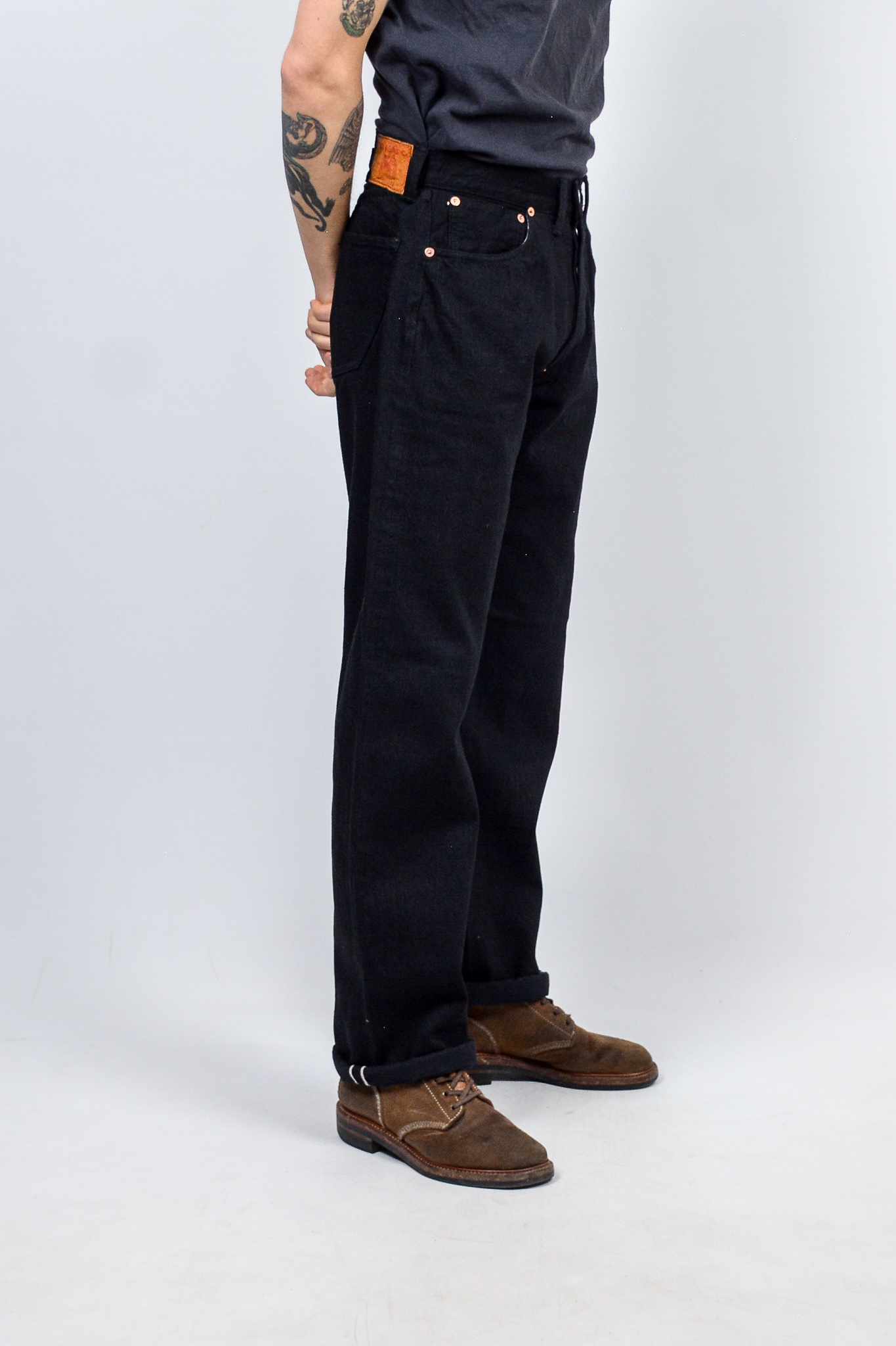 TCB Jeans - 30's Jeans Black/Black 14 oz - 6