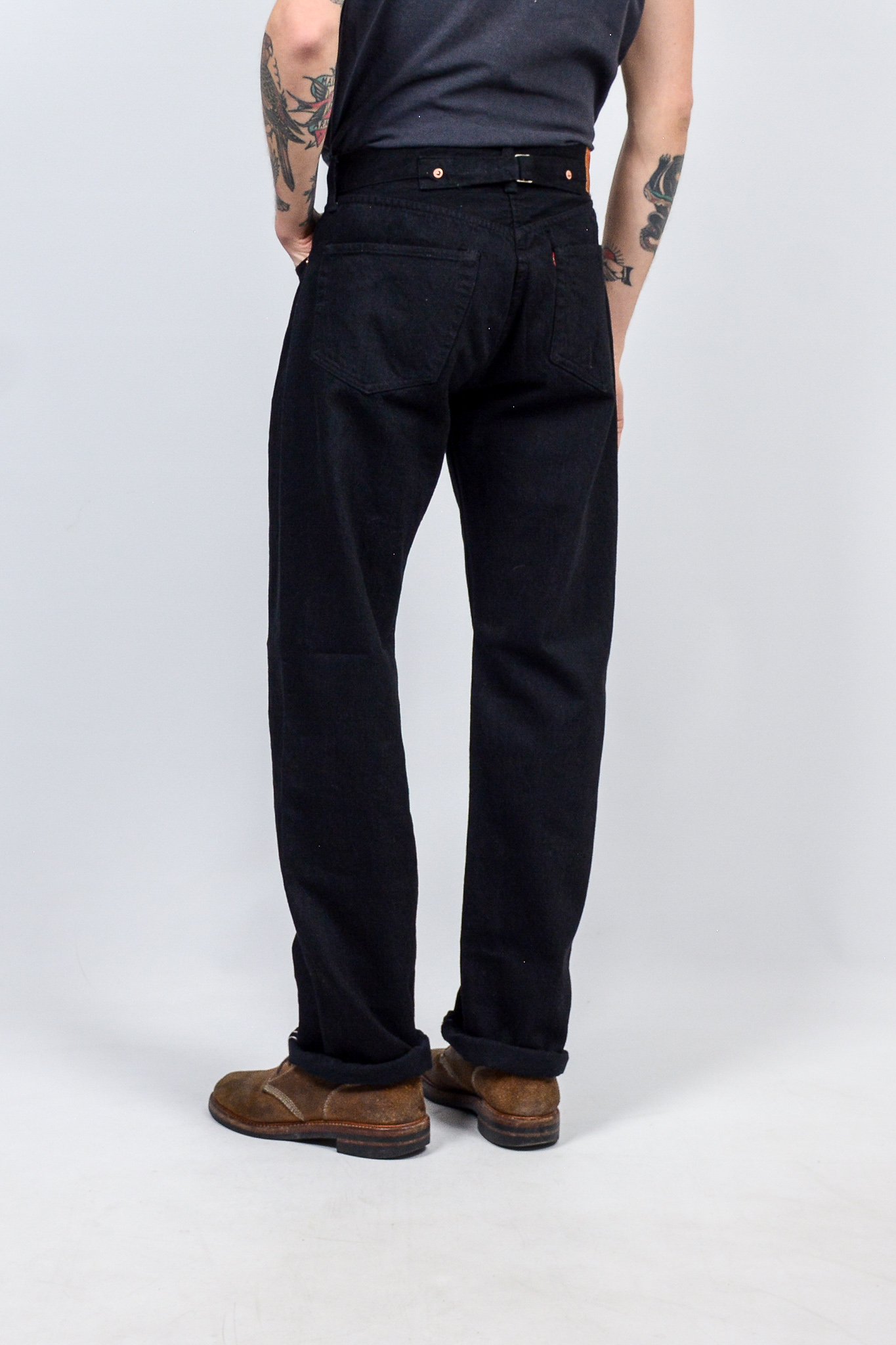 TCB Jeans - 30's Jeans Black/Black 14 oz - 4