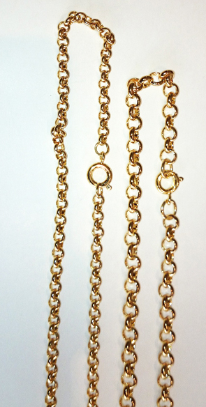 Bronskedja - Ringlänk - 2mm - 2