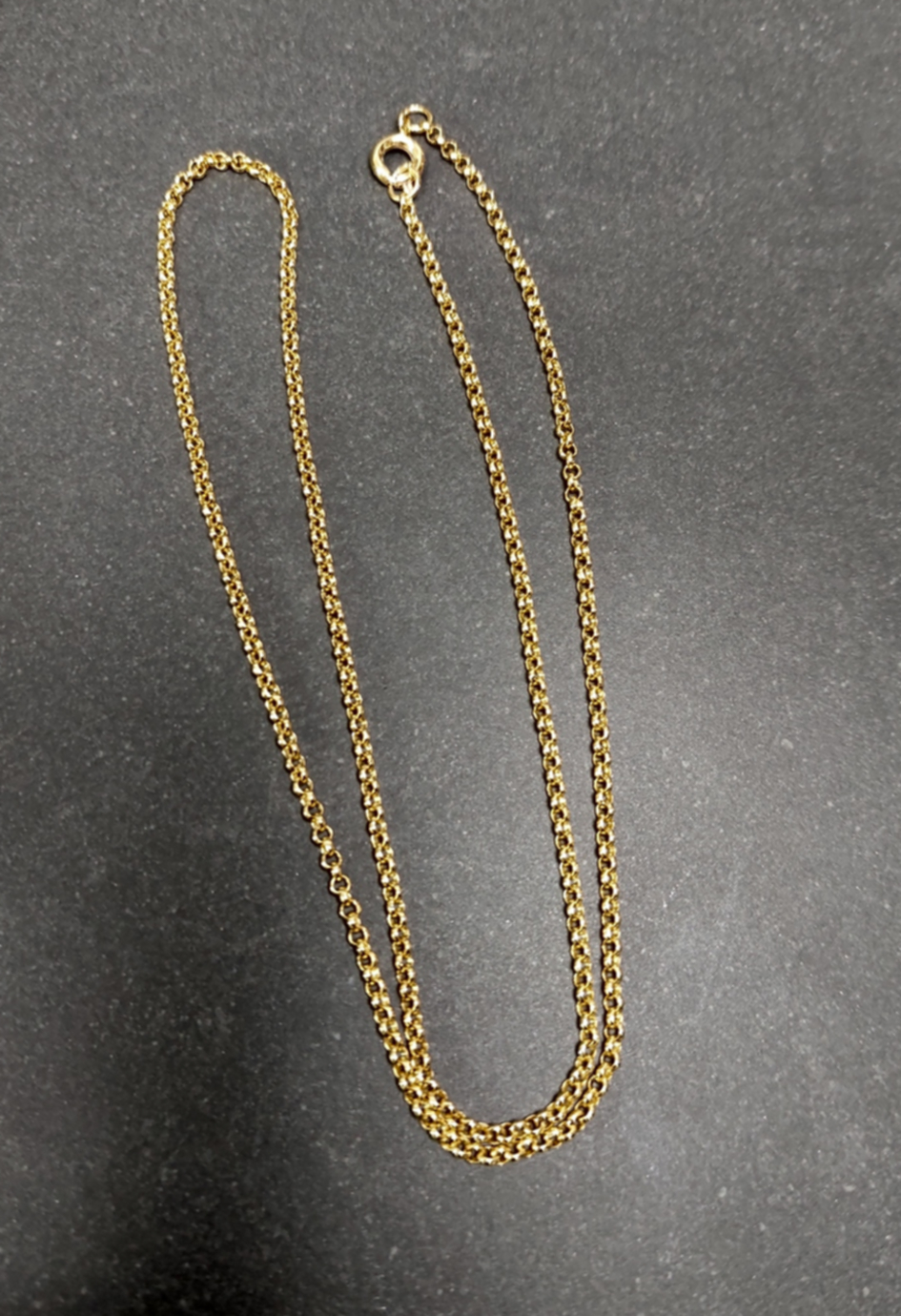 Bronskedja - Ringlänk - 2mm