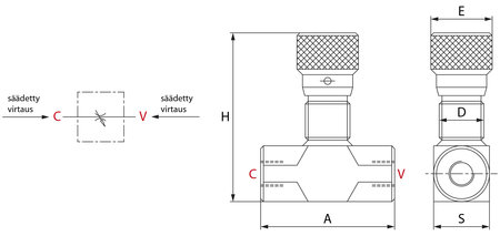 Strypventil 1/2 VRFB 50L 350bar - 2