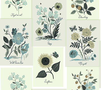Botanical Prints tapet