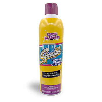 Sparkle Glass Cleaner - 20oz Aerosol Can