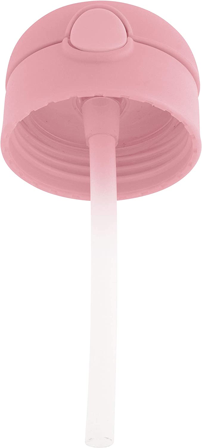 Pink stråhætte til sutteflaske