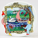 Jackie Lynd (John Blund 1980s) Wall Plaque 15 cm with Sandman Motif 2 <with Box>