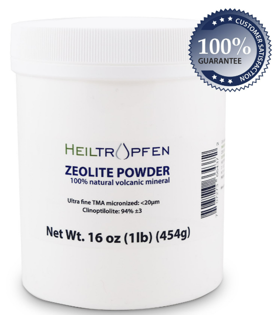 Heiltropfen Zeolite Clinoptilolite Powder – Zeolitpulver (454g)