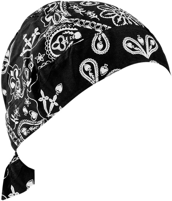 Zan Headgear Road Hog Black Paisley
