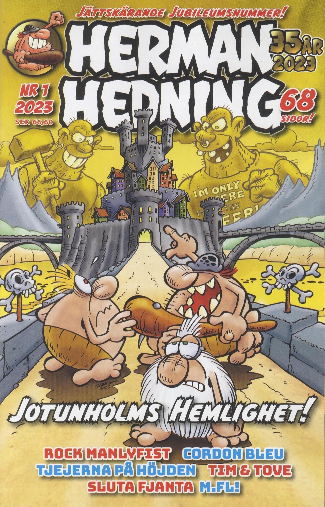 Herman Hedning nr 1 2023, Jättskärande jubileumsnummer! 35 år!