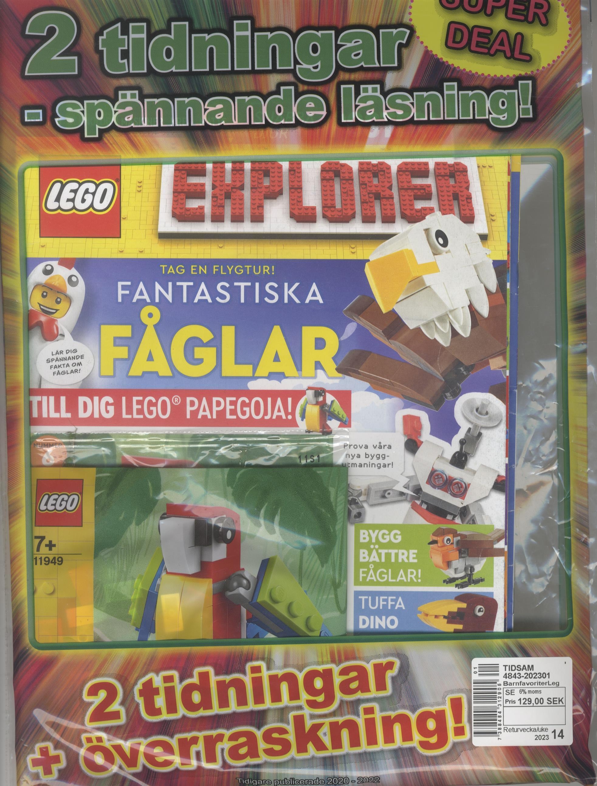 Barnfavoriter Lego Explorer, Super deal! 2 tidningar!