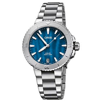 01 733 7770 4155-07 8 18 05P Oris Aquis Date 36,5 blå