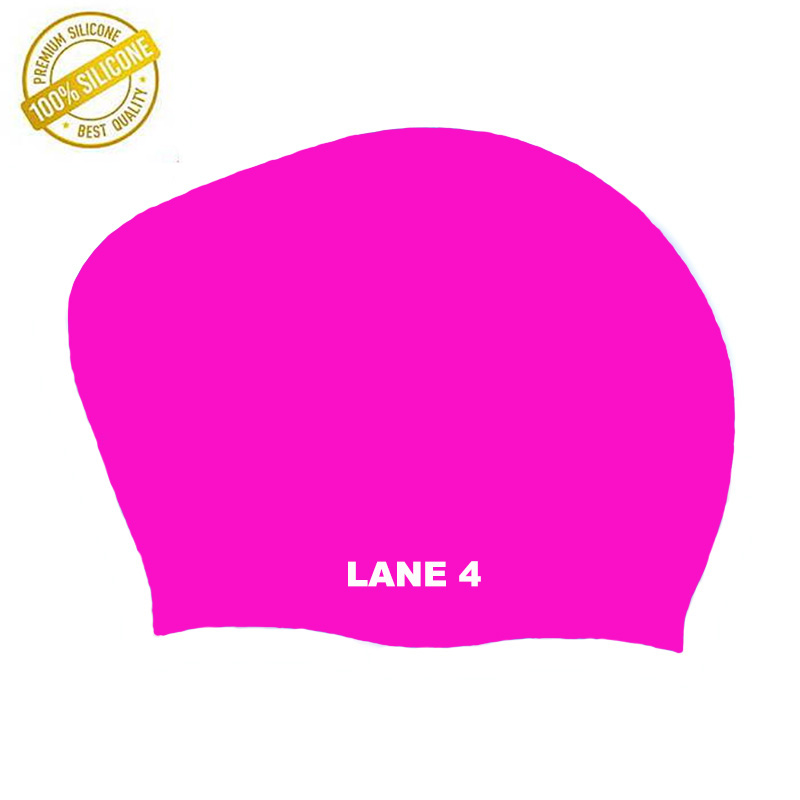 Swim Cap long hair Pink