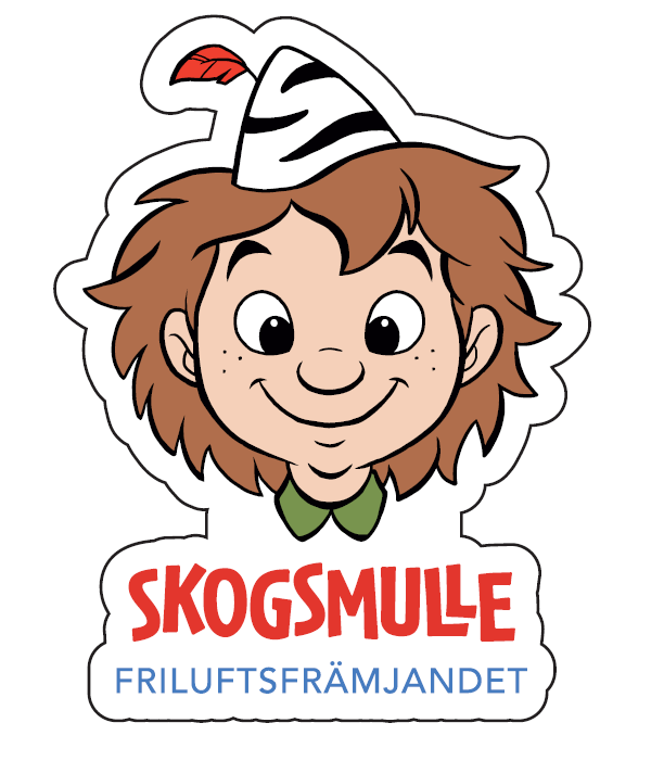 Ark med 18 klistermärken - Skogsmulle