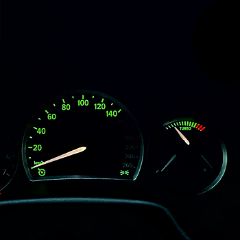 Turbo gauge at nightpanel