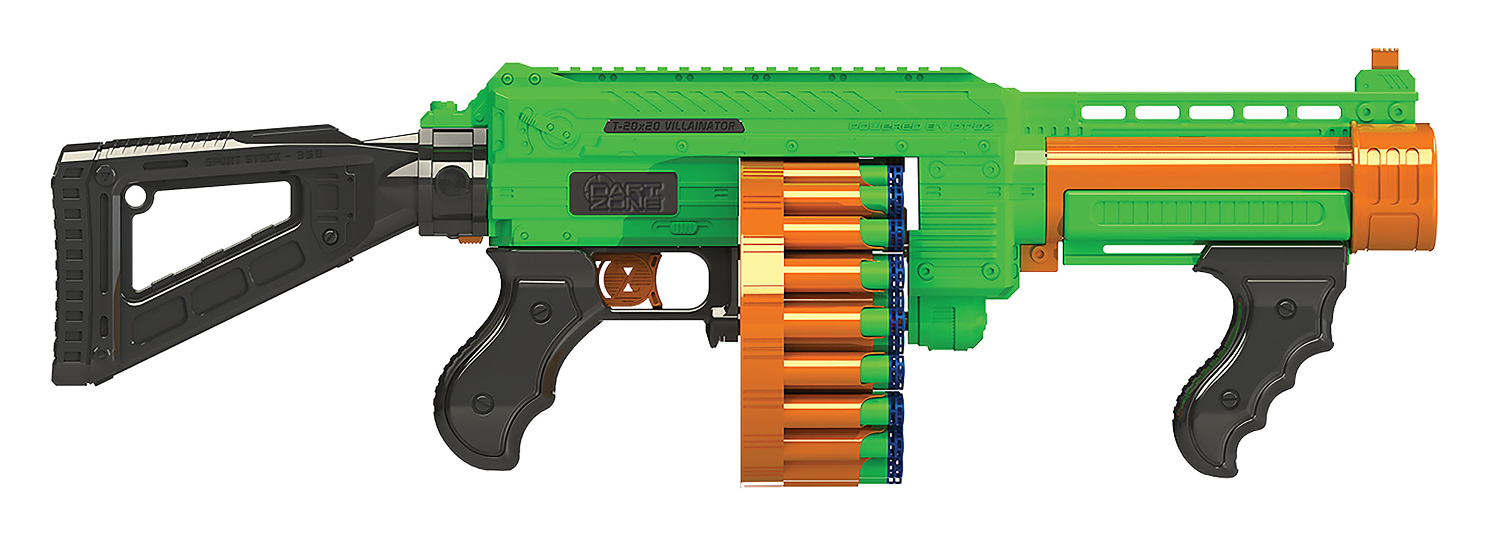 Dart Zone Villainator Submachine Dart blaster - 2