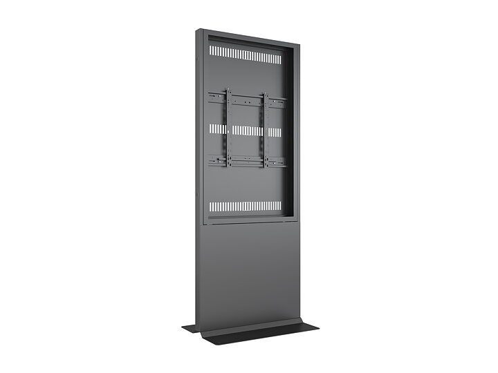 M Pro Series Enclosure 55” Totem Covered Floorbase Black