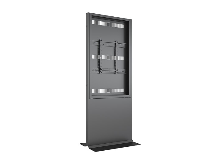 M Pro Series Enclosure 55” Totem Covered Floorbase Black