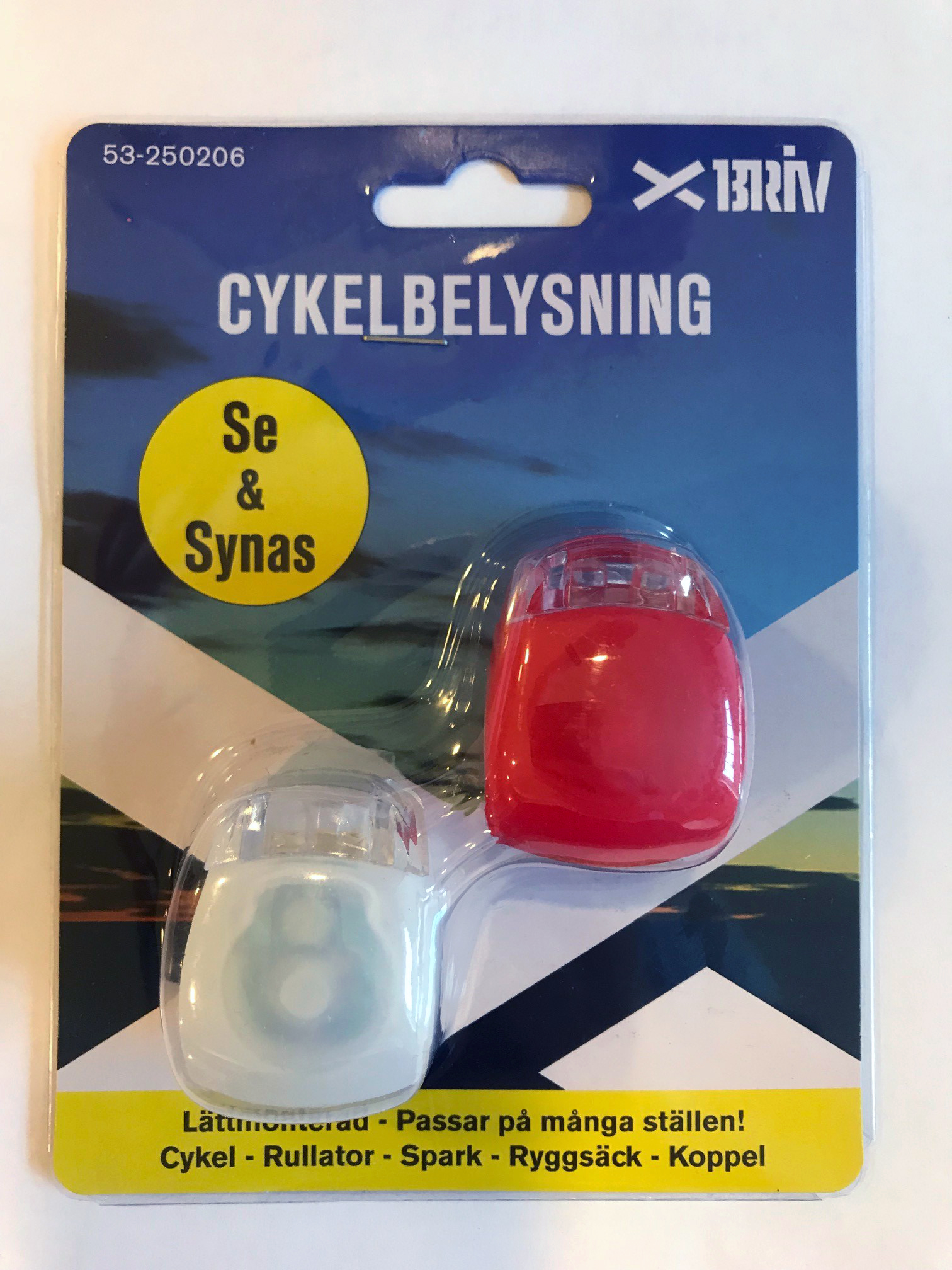 Bikeset Cykellampa LED fram och bak Cilicon - 4