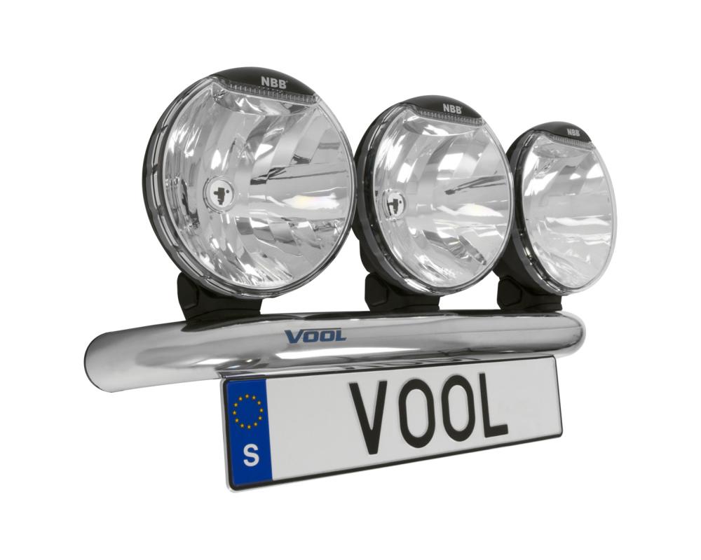 Paket - Voolbar frontbåge med 3 x NBB Alpha 225 Xenon 65W - 2