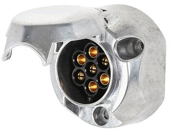 Stickdosa 7-pol aluminium IP