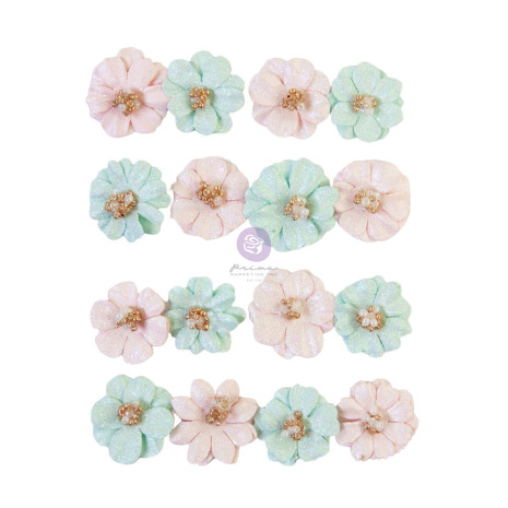 Prima Mulberry Paper Flowers Magic Love  16 -Lovely Heart