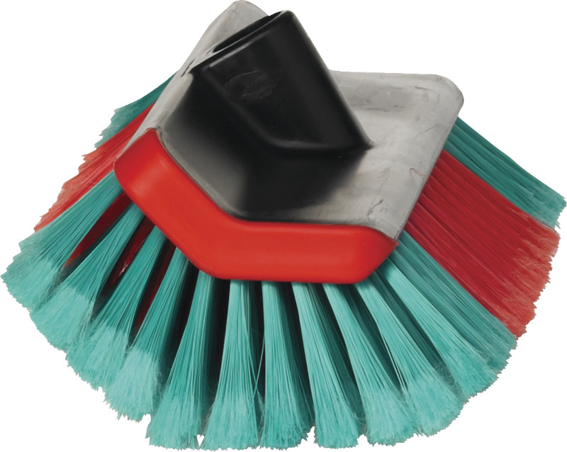 Viking Carpet & Upholstery Cleaning Brush, Scrub Brush for Car Interior & Home, Black/Blue