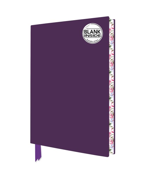 Purple Blank Artisan Notebook 