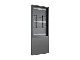 M Pro Series Enclosure 55” Totem Covered Floormount Black