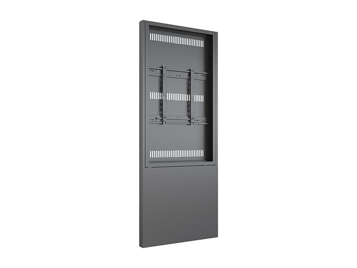 M Pro Series Enclosure 55” Totem Covered Floormount Black