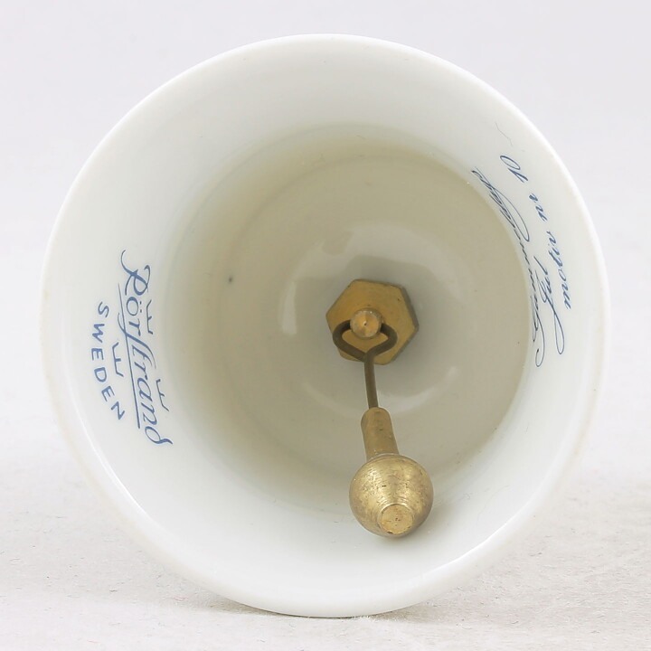 Jackie Lynd (Gammeldags Jul 1981) Christmas Bell #10 with Traditional Motif 6 cm