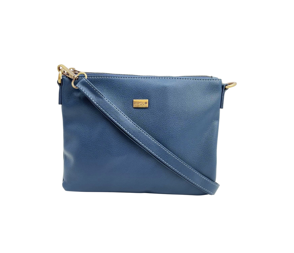 FLAT CROSS BAG BLUE