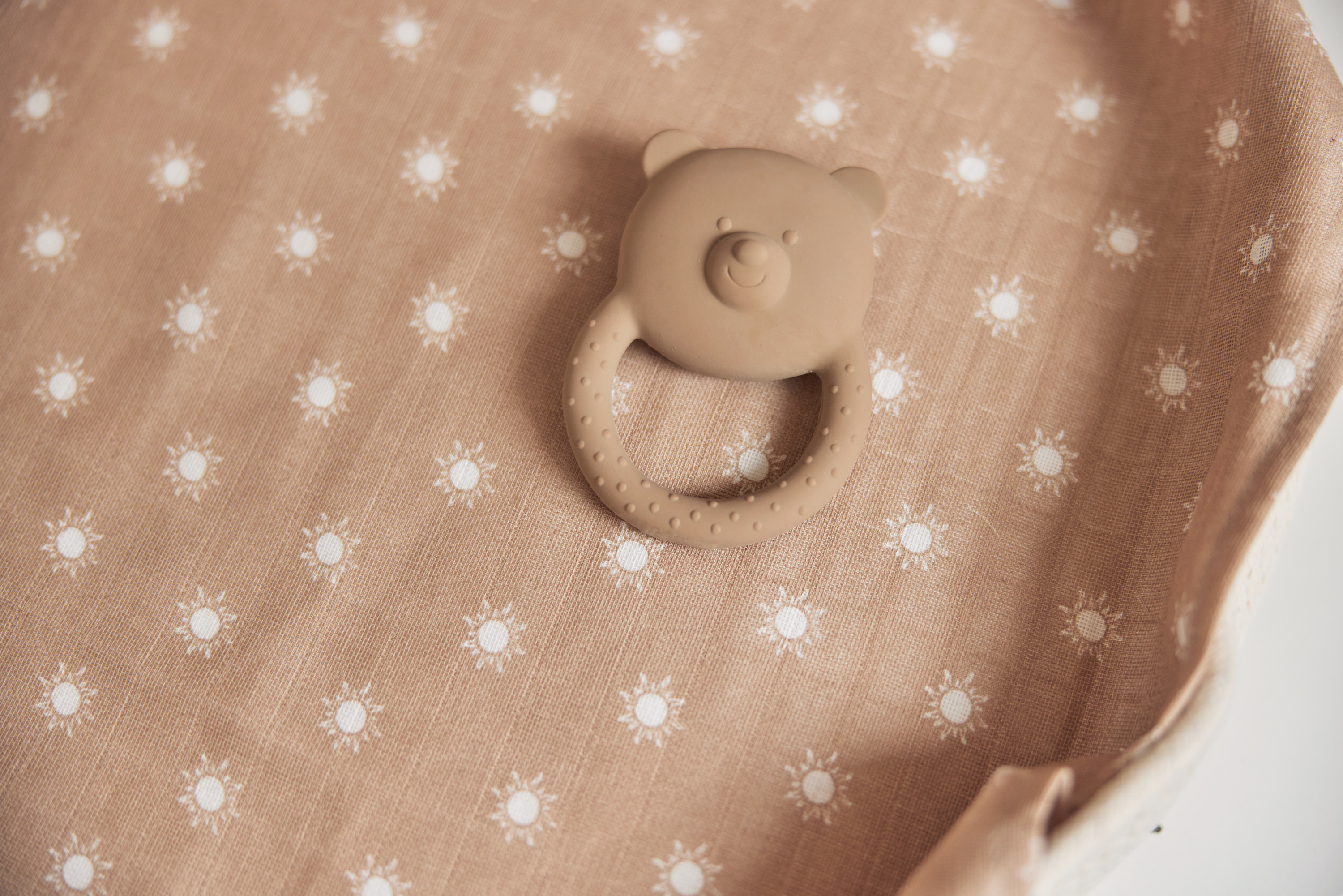 Jollein Bitleksak gummi Teddy Bear Biscuit - 5