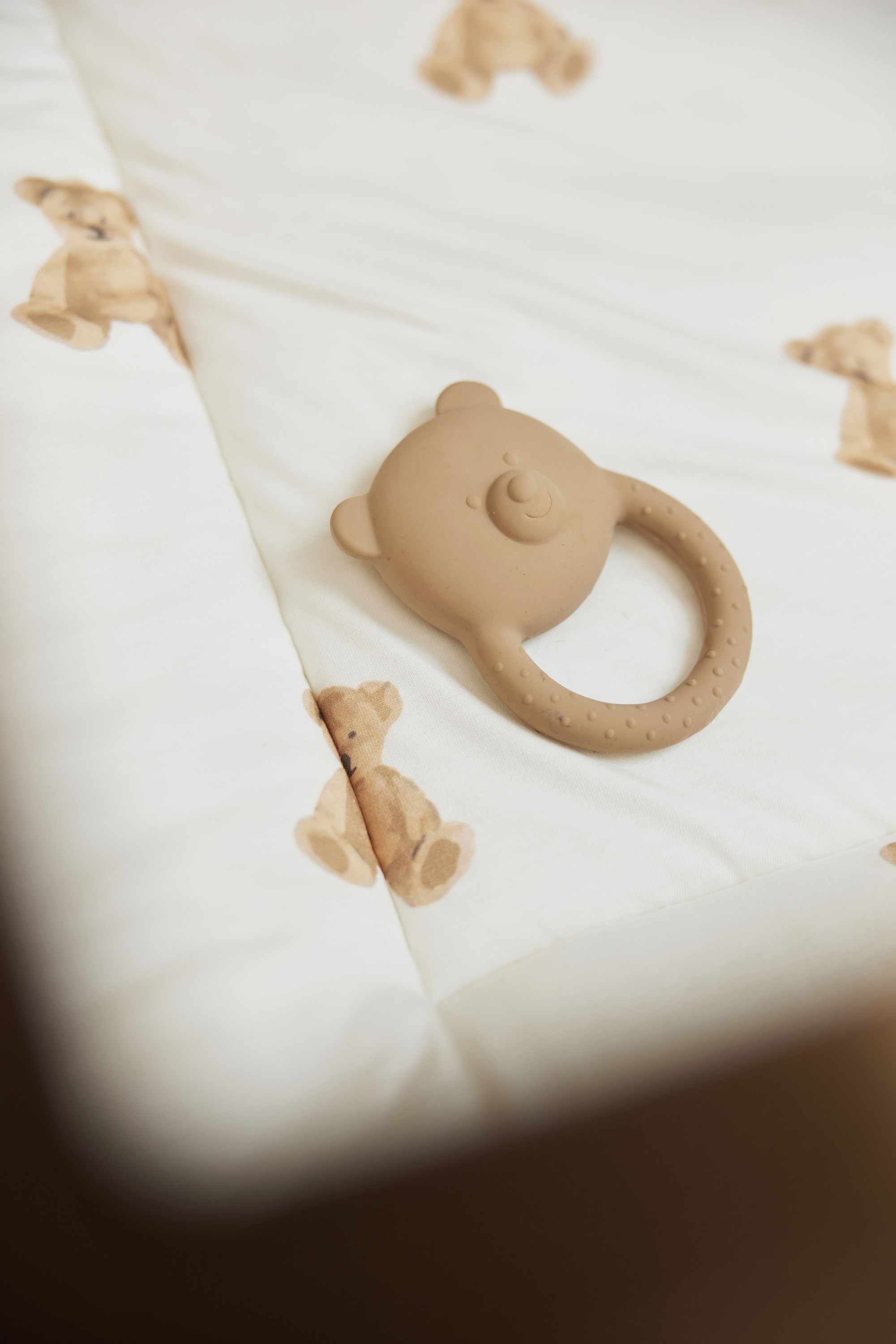 Jollein Bitleksak gummi Teddy Bear Biscuit - 6