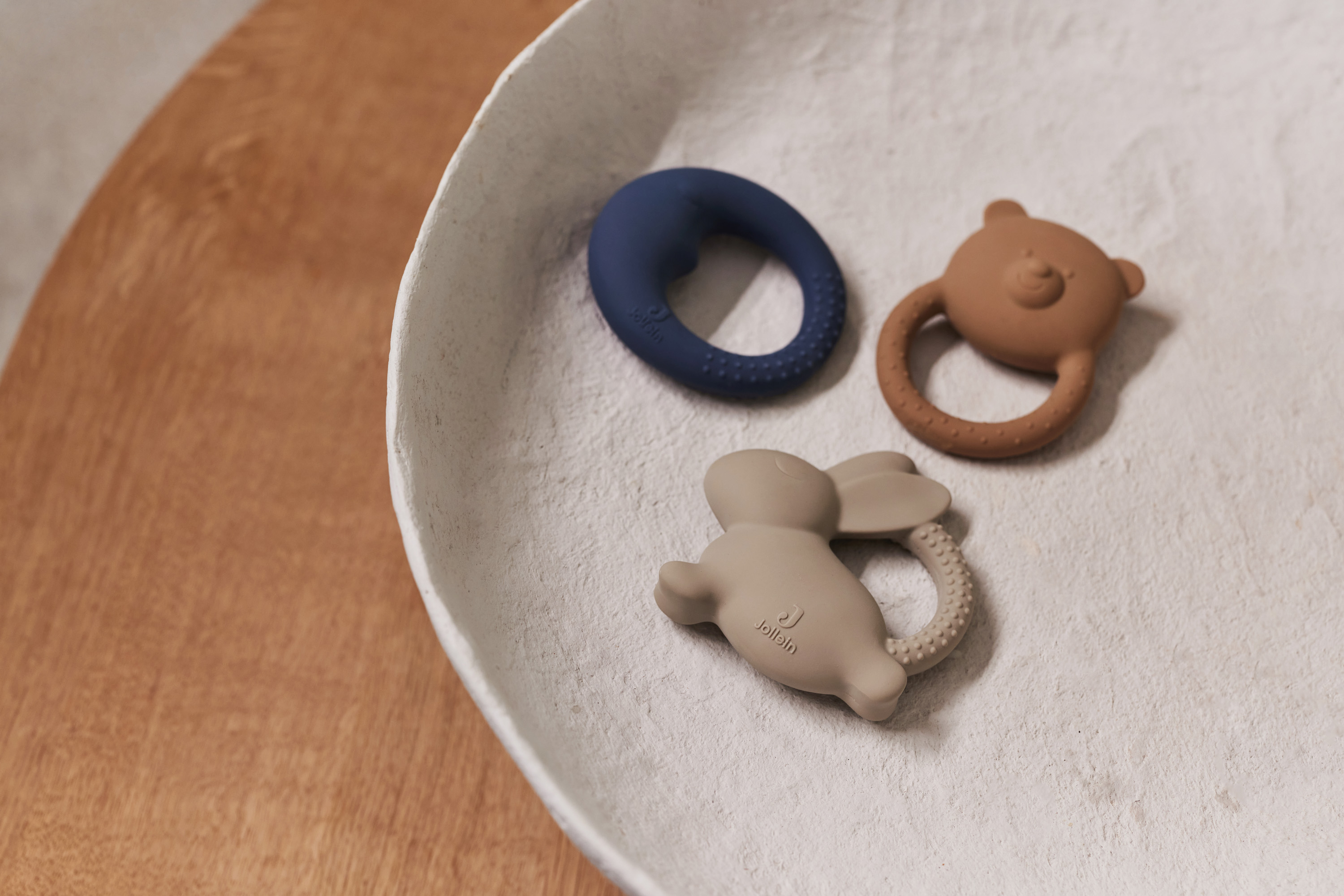 Jollein Bitleksak gummi Teddy Bear Biscuit - 4