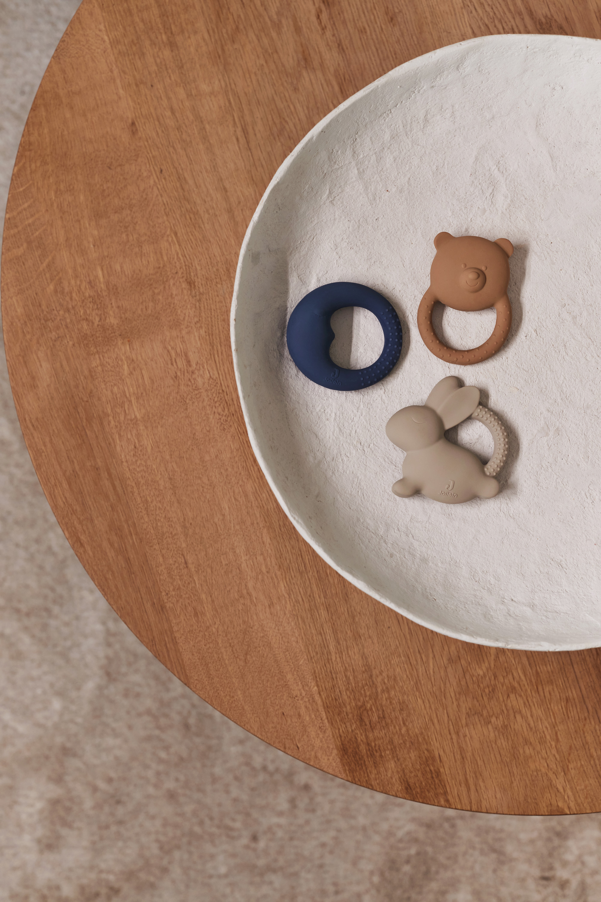 Jollein Bitleksak gummi Teddy Bear Biscuit - 3