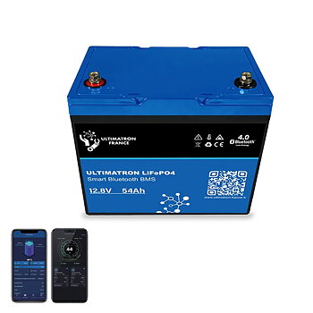 LiFePO4 Batteri 12 Volt  50 Ah , BMS , Bluetooth App