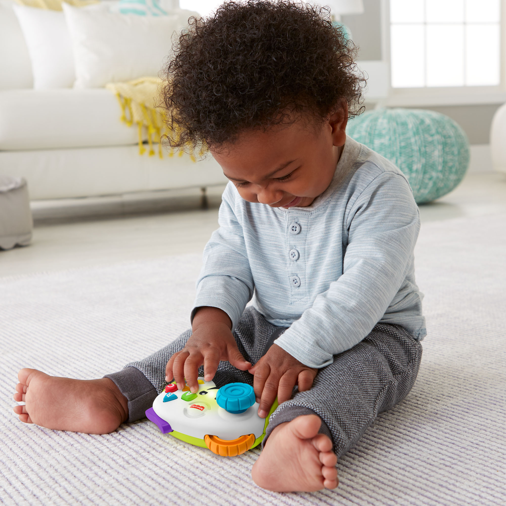 Fisher Price HHJ46 Laugh & Learn Lär- och spelkontroll (flerspråkig) - 3