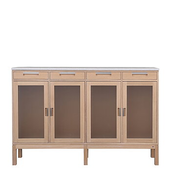 Klinte Sideboard 142 cm White Cabinets Model 3 - G.A.D