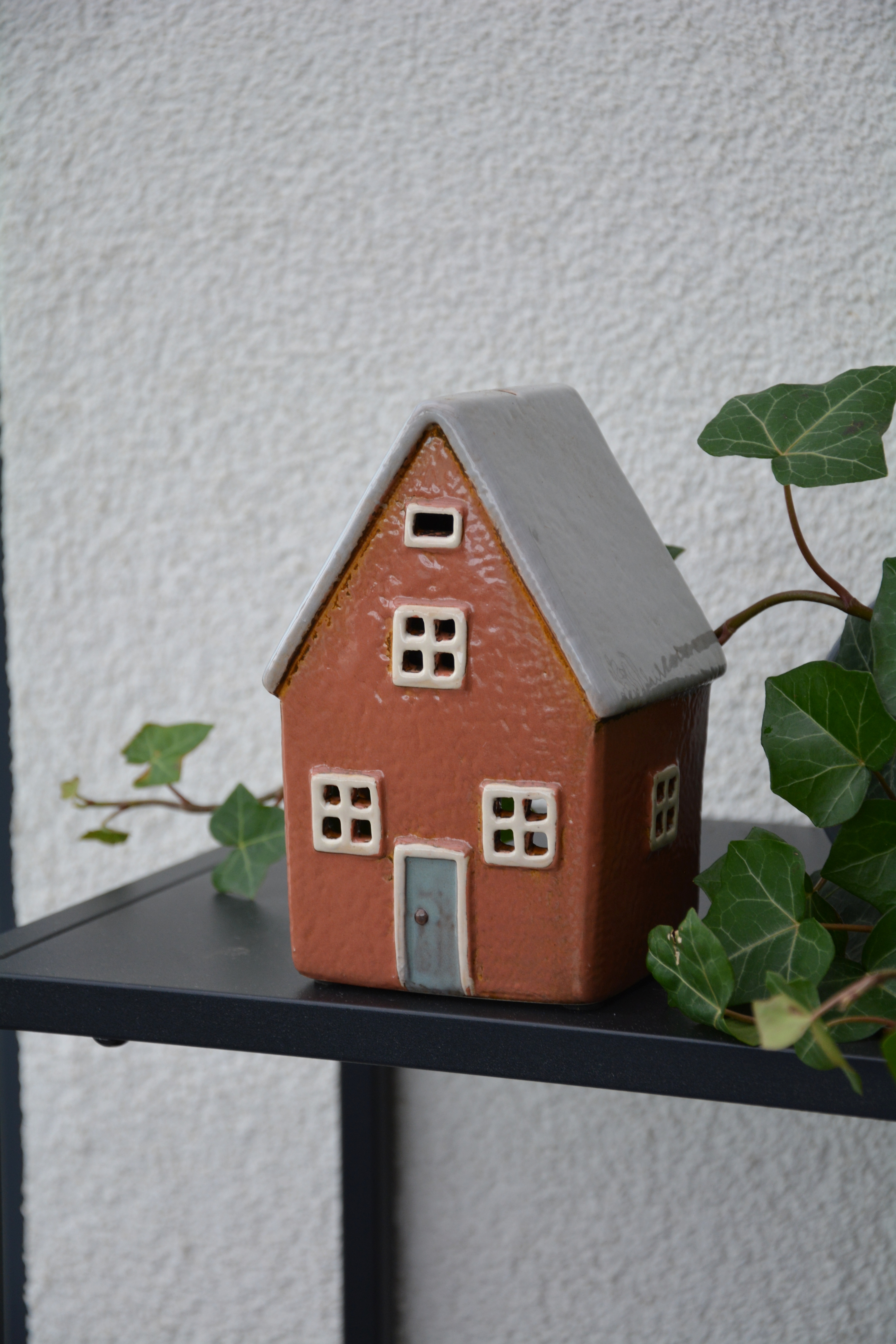Huslykta Nyhavn orange keramik Nr 15