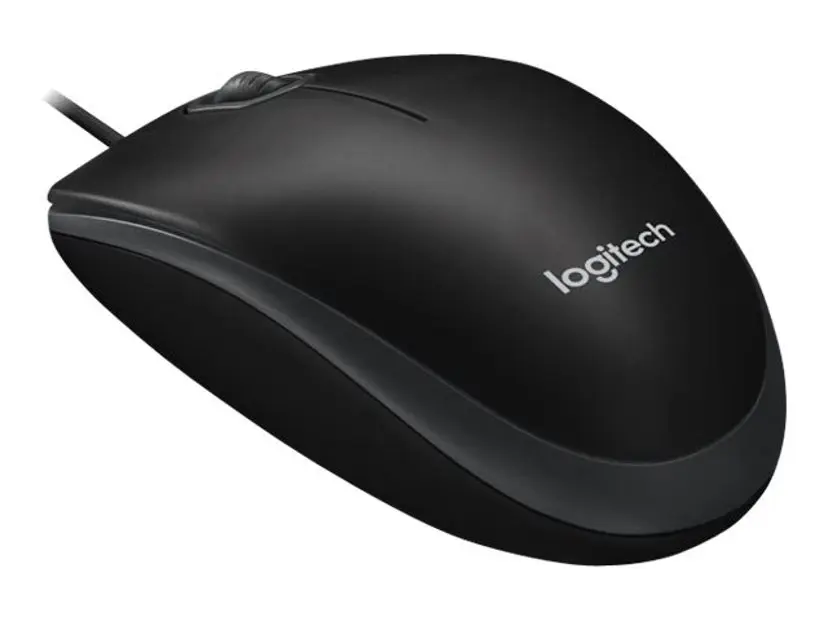 Original Logitech B100 Optisk Mus - Svart - 2