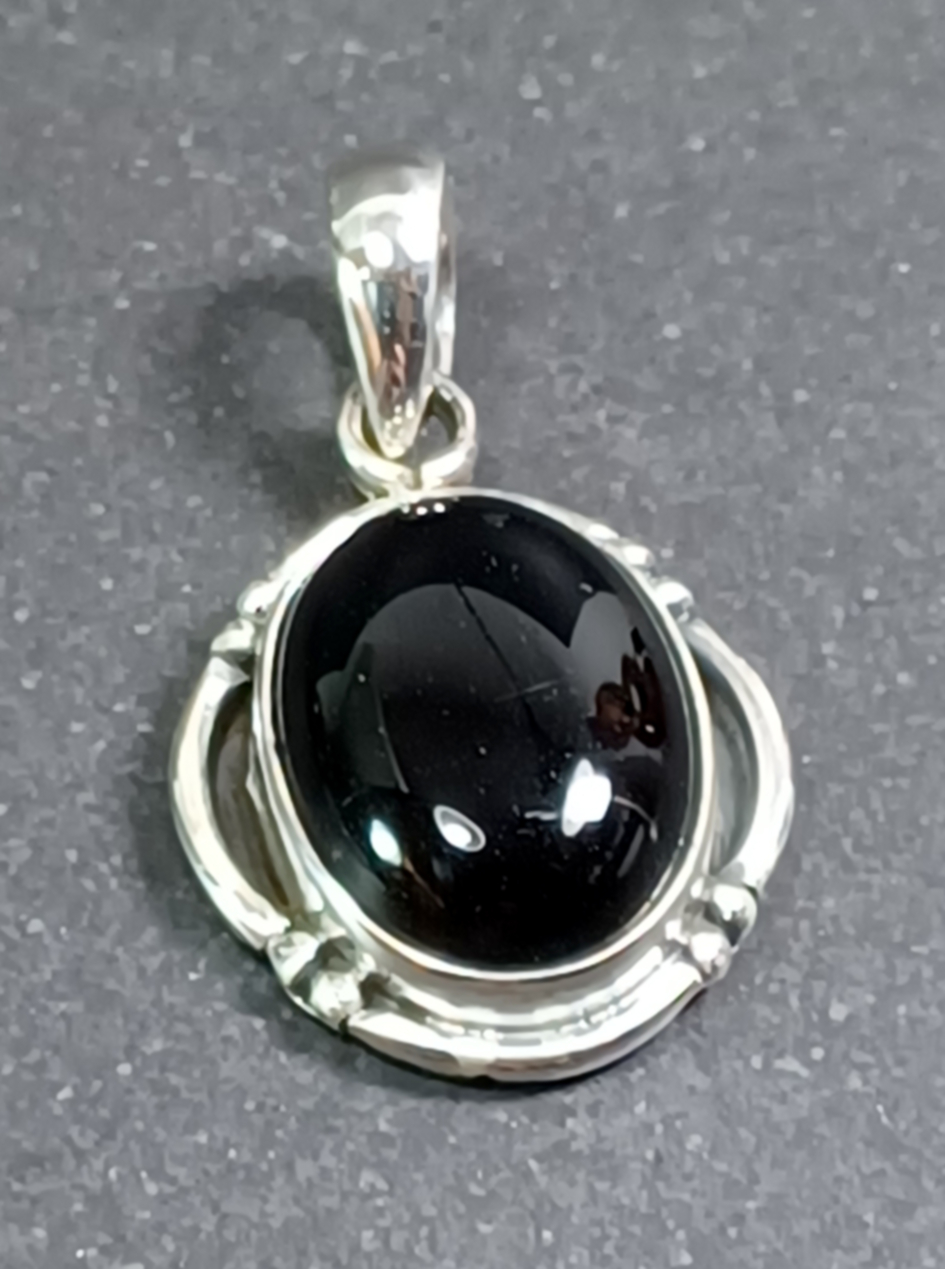 Cabochon Hänge i Äkta Silver - 2